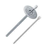 Дюбель для термоiзоляції з металевим стрижнем та термоголовкою