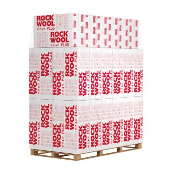 Минеральная вата ROCKWOOL Rockmin PLUS 150 мм каменная вата Роквул
